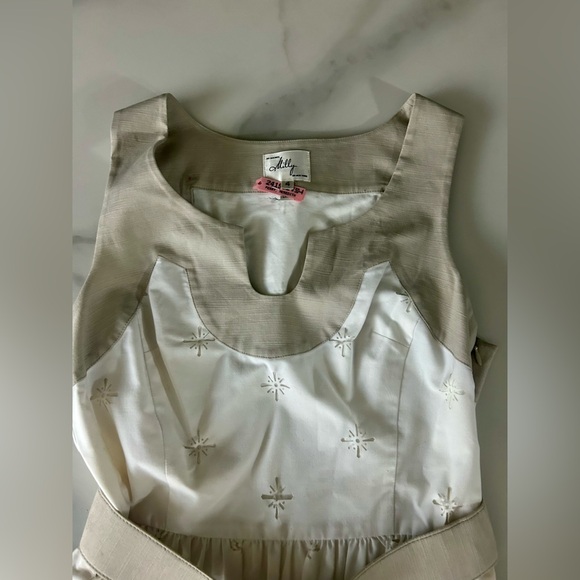 Milly cream dress size 4. - Picture 4 of 8